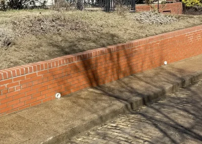 Brick Retaining Wall — Schenley Farms Terrace