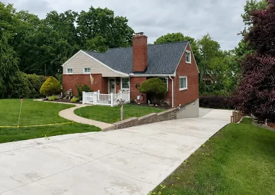 Concrete Driveway — Edge Road