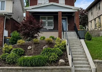 Front Steps, Retaining Wall & Railings — Piedmont Ave