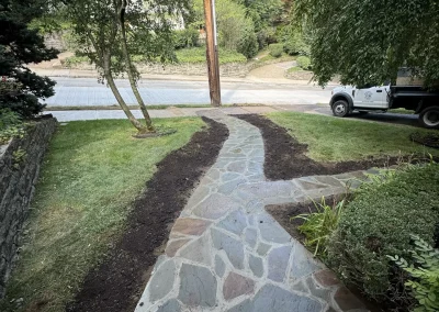 Irregular Flagstone Walkway — S. Negley Ave